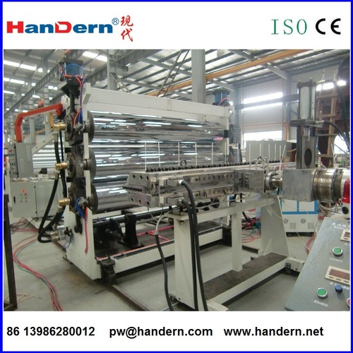 Plastic Sheet Extrusion Making Machine PP PC PE plastic sheet extrusion production line