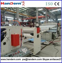 Plastic Sheet Extrusion Making Machine PP PC PE plastic sheet extrusion production line