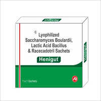 Lyophilized Saccharomyces Boulardii, Lactic Acid Bacillus And Racecadotril Sachets