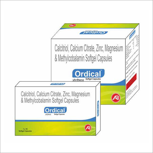 Calcitriol Calcium Citrate Zinc Magnesium And Methylcobalamin Softgel Capsules