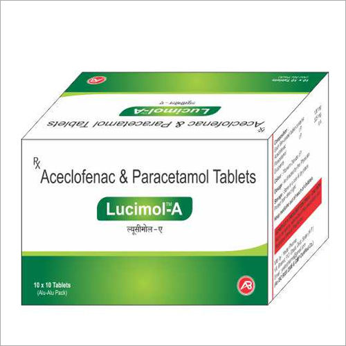 Aceclofenac And Paracetamol Tablets General Medicines