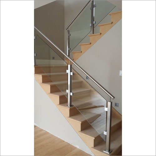Designer Stainless Steel Glass Railing By OM METALS
