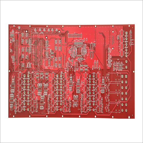 Double Side PCB With Red Mask