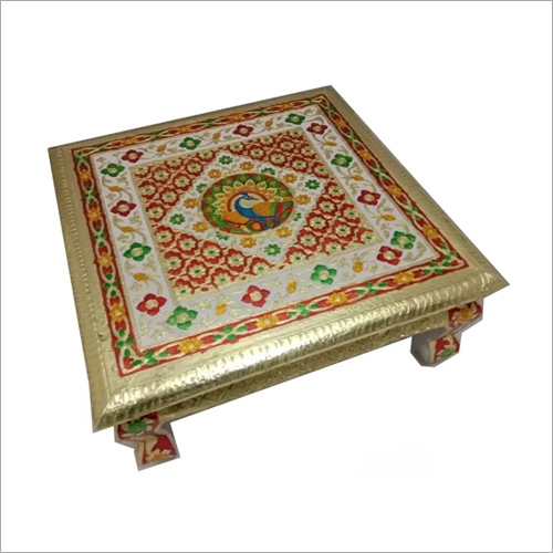 Meenakari Wooden Chowki