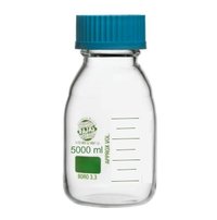 Bottle Reagent  Clear 5000 Ml  With Screw Neck