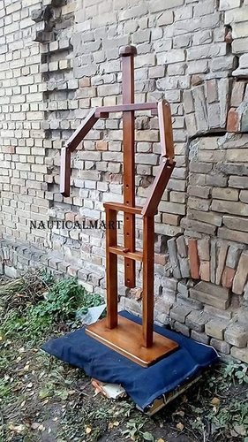 Nauticalmart Full Suit Of Armour Wooden Stand at Best Price in