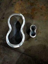 Mild Steel End Cap - Carbon Steel, Round Shape, Silver Color |  Warranty Included, Durable Design