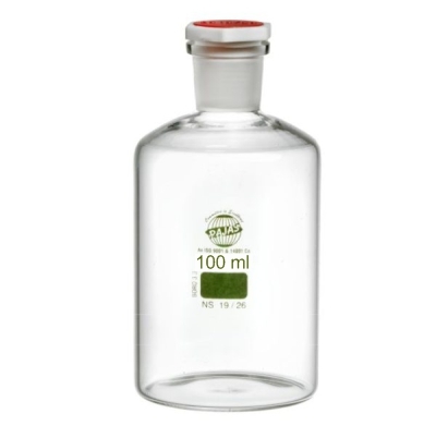 Reagent Bottle Narrow Mouth Clear Glass 100 Ml