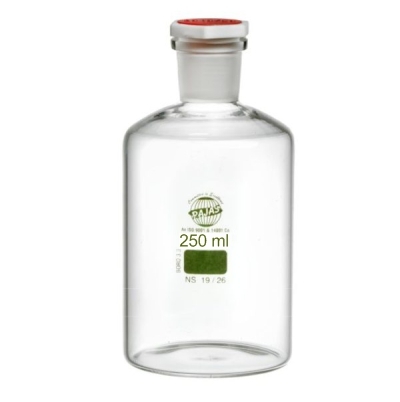 Reagent Bottle Narrow Mouth Clear Glass 250 Ml