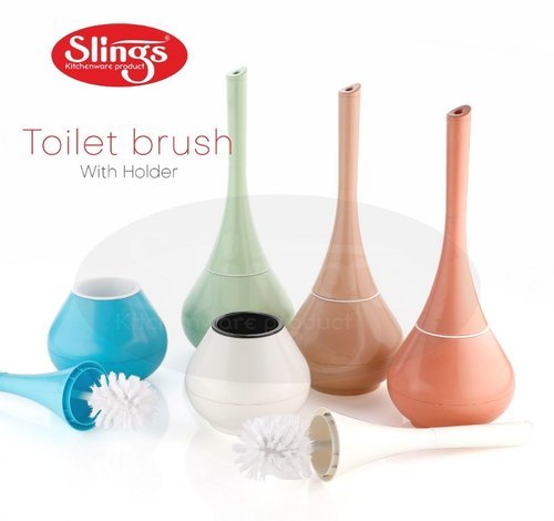 Slings Toilet Brush With Holder