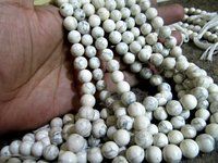 Natural Howlite Plain Smooth Round Ball