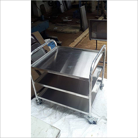 3 Partition Instrument Trolley Application: Hospital