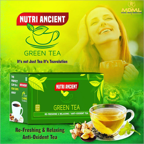 Green Tea - Organic Bagged Tea | Strong Taste, No Sugar, 01 Month Shelf Life