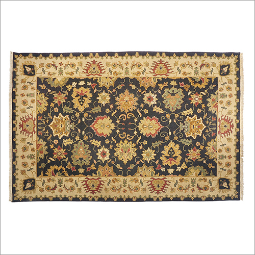 Hand Knotted Woolen Soumak Carpets Easy To Clean