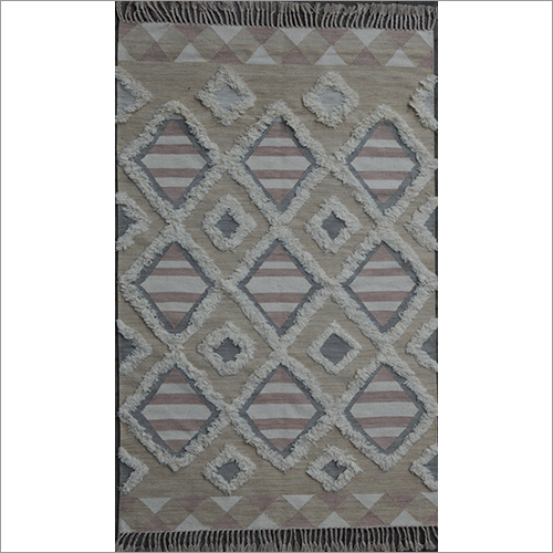 Hand Woven Woolen Pile Kilim Design: Modern