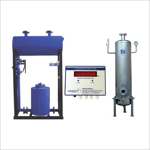Ss Industrial Condensate Recovery System - Color: Grey-Blue