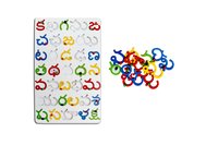 Kidken Wooden Alphabet board - Telugu - Consonants