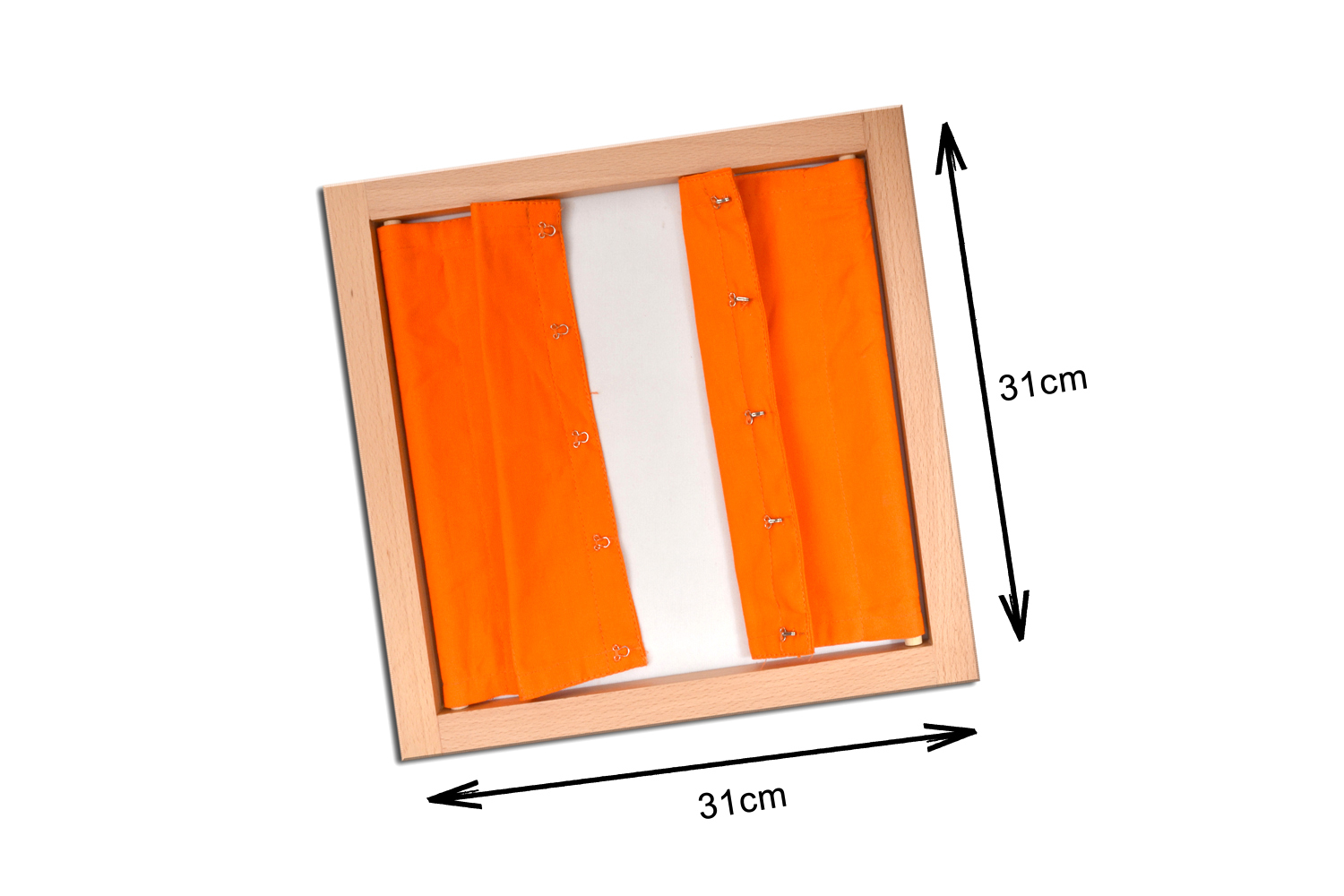 Kidken Montessori Fastening Frames | Montessori Dressing Frames | Early Childhood Development Toys (Hooks)