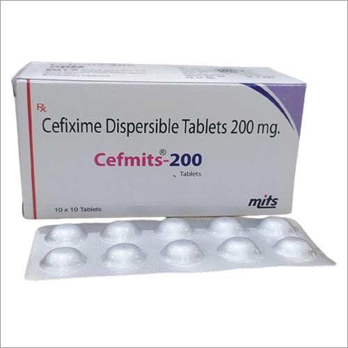 Cefixime dispersible Tablets 200 mg
