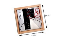 Kidken Montessori Fastening Frames | Montessori Dressing Frames | Early Childhood Development Toys (Shoe Lacing)