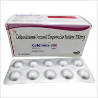Cefpodoxime Proxetil dispersible Tablets 200 mg