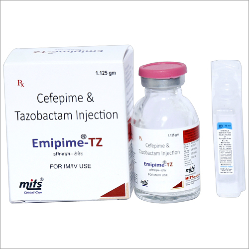 Cefepime 1 gm, Tazobactam 125 mg