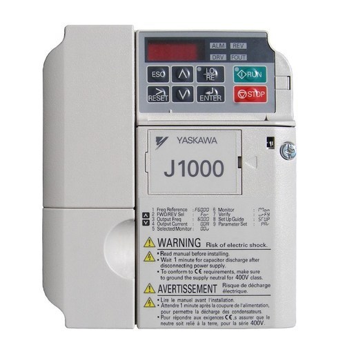 Yaskawa J1000 VFD, 0.4 kW to 630 kW, 3 Phase