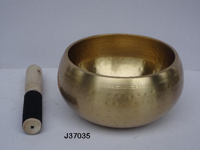 Brass Singing Bowl Hammered