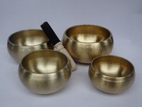 Brass Singing Bowl Hammered