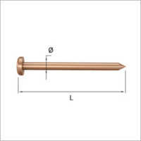 Round Copper Plated Nails