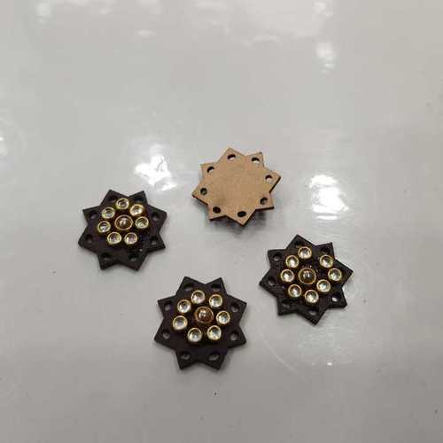Wooden button
