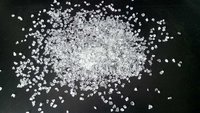 MANUFACTURER CLEAR CRYSTAL CRUSHED POLISHED GLASS CHIPS FOR CRAFT, TERRAZZO TILES APPLICATION