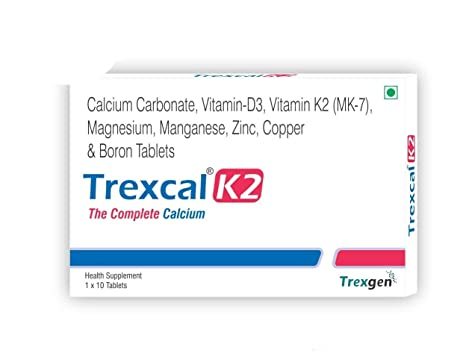 Calcium Carbonate, Vitamin D3, Zinc Sulfate & Magnesium Tablets
