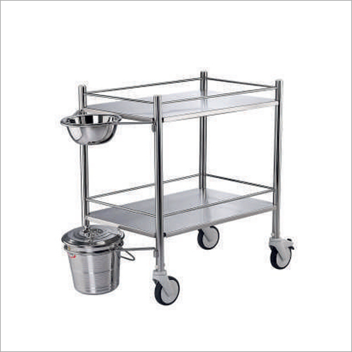 SS Dressing Trolley W-Bowl And Bucket By JYOTI EQUIPMENTS PRIVATE LIMITED