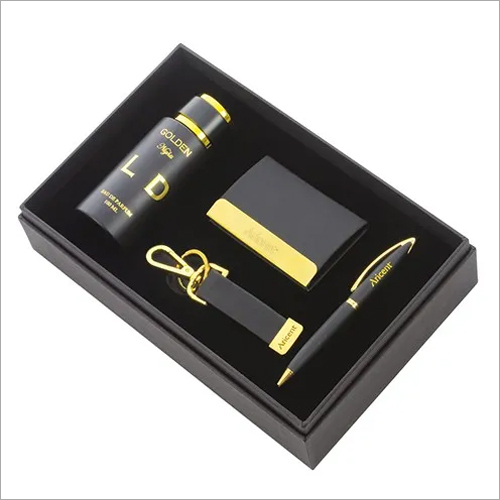 Rectangular 255 Executive Black Color Gift Set