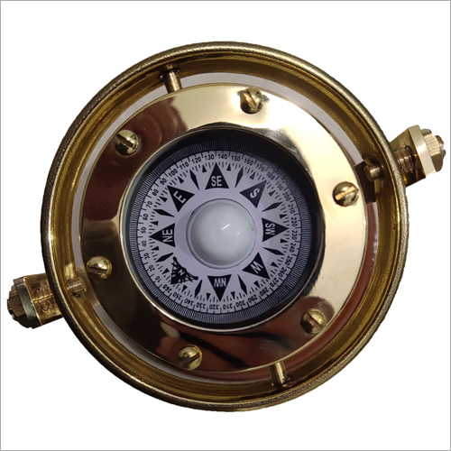 Wood And Brass U Compass