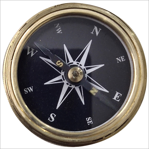Gold Shine Compass with Poem