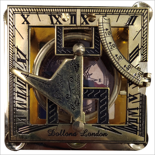 Antique Open Face Square Compass