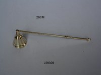 Metal Candle Snuffer Brass