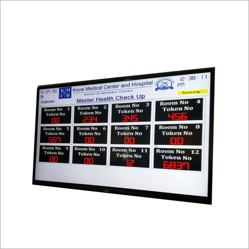 LCD - LED TV Based Waiting Hall Display