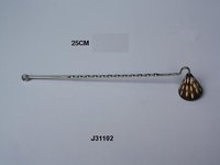 Brass Candle Snuffer With Copper Plated