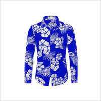 Printed Bright Satin Shirt Fabric