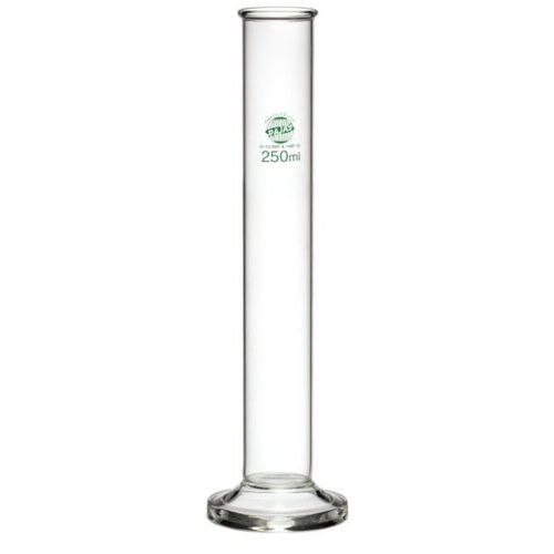 Hydrometer Jar Round Base 250 Ml Equipment Materials: Borosilicate 3.3