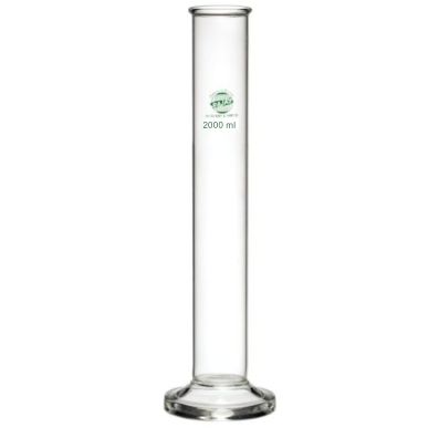 Hydrometer Jar Round Base 2000 Ml Equipment Materials: Borosilicate 3.3