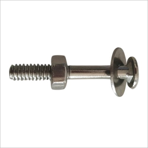 MS Carriage Nut And Bolt - MS Material 38mm to 75mm Length Regular Diameter | Nickel Plated Carriage Bolt Tolerance Versatile Size Options