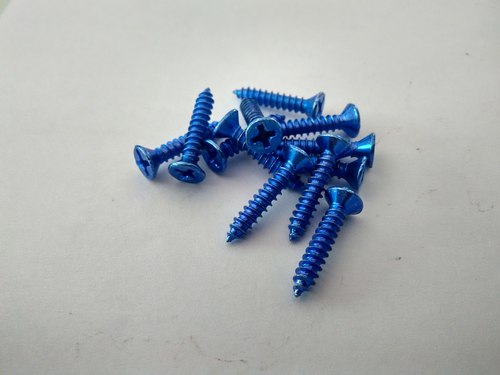 MS CSK Head Screw - Carbon Steel, Different Sizes and Heights, Zink Color | Regular Head Shape, High Quality for Furniture Use