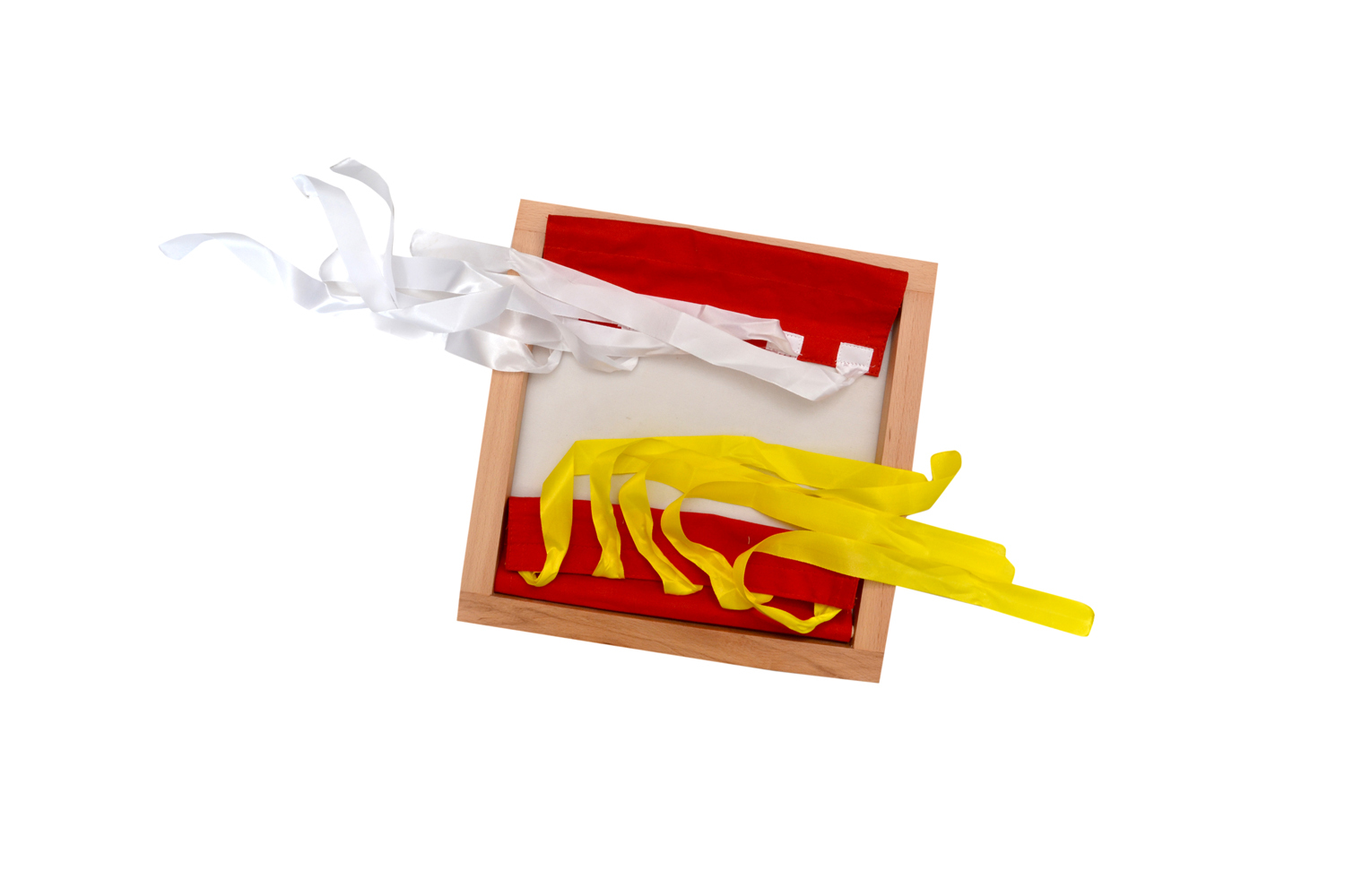 Kidken Montessori Fastening Frames | Montessori Dressing Frames | Early Childhood Development Toys (Ribbon or Bow)