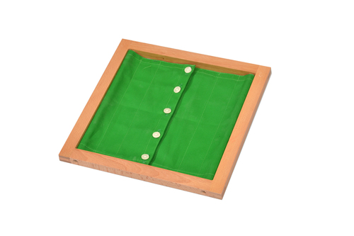 Kidken Montessori Fastening Frames | Montessori Dressing Frames | Early Childhood Development Toys (Shirt Button)