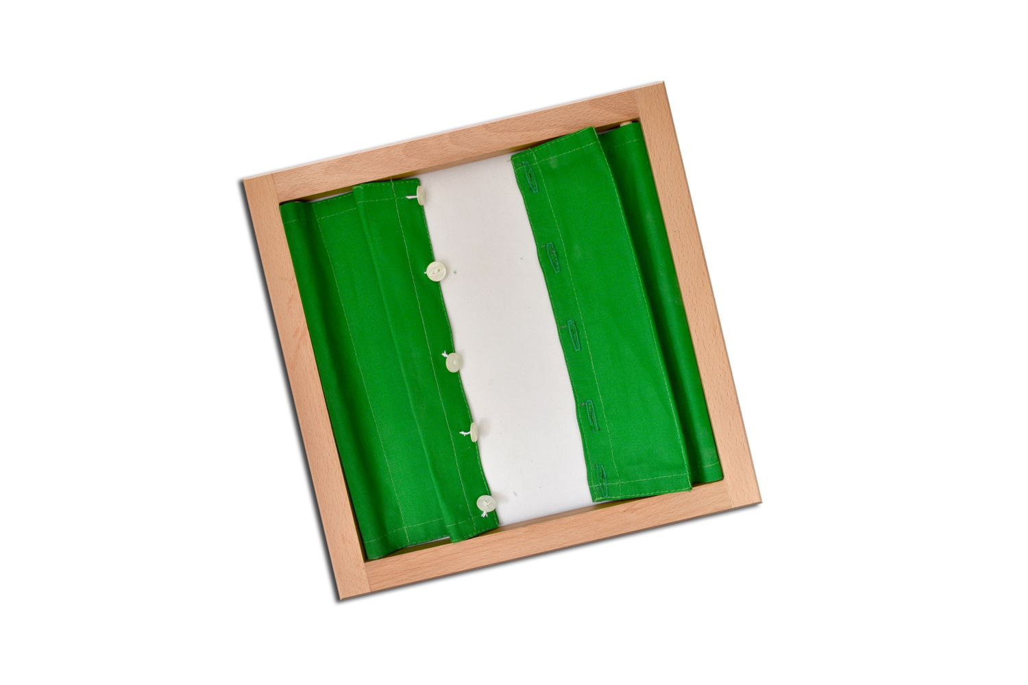 Kidken Montessori Fastening Frames | Montessori Dressing Frames | Early Childhood Development Toys (Shirt Button)