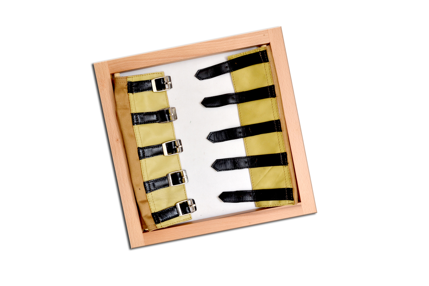 Kidken Montessori Fastening Frames | Montessori Dressing Frames | Early Childhood Development Toys (Buckles)